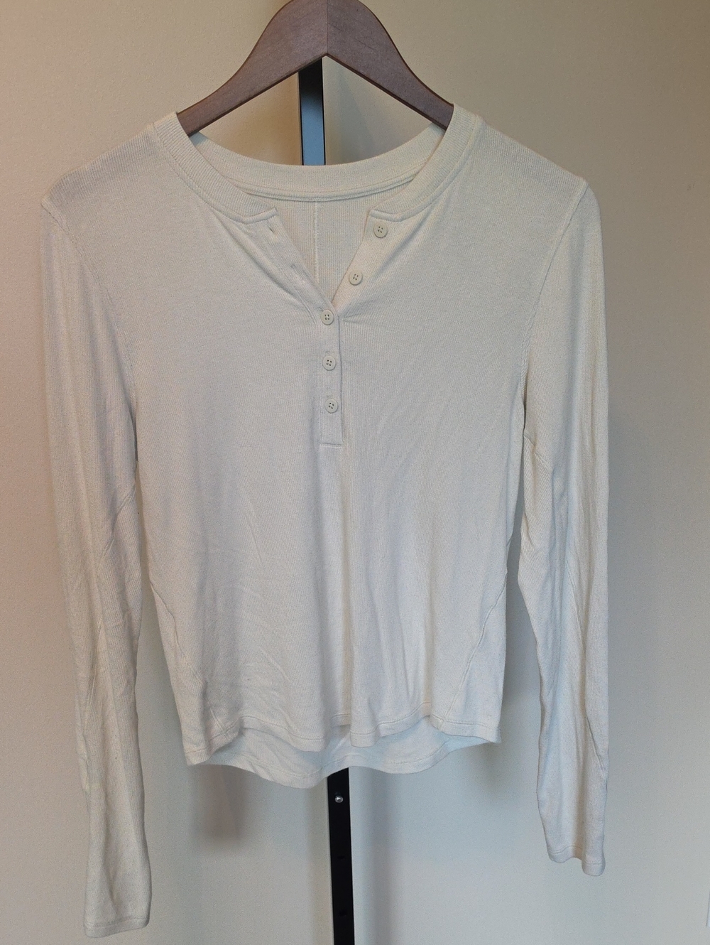 Lululemon Long-Sleeve Top in Cream